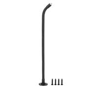 PATIKIL Support De Microphone À Flasque Monture Avec Bras Cou De Cygne Noir | 16", Support De Micro Avec Filetage Mâle 1/4"-20 Bras Cou De Cygne Flexible Pour Microphone Caméra