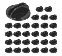 PATIKIL Supports de Carte en Plastique de 0,98 Pouce, 30 Pièces Porte-Cartes de Place Design Triangle Moderne pour Jeux de Société, Photos, Mémos, Étiquettes de Prix, Menus, Noir