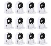 PATIKIL T8 Support de Lumière Fluorescente, 12 Pcs G13 Base de Lampe Douille de Tube Fluorescent LED, 250V Remplacement du Support de Lampe de Type Tournant Non Shunté, 37x29x23mm