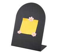 PATIKIL Tableau Magnétique, Support D'Affichage Magnétique Avec 3 Aimants Fleurs Pour Bureau Maison Cuisine Restaurant Café Fournitures, Noir/Rose