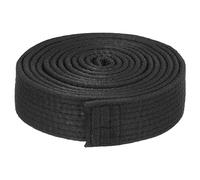 PATIKIL Taekwondo Coloré Classement Ceinture 1.5" x9.2Ft 2.8m, Polyester Martiaux Arts Judo Karaté Ceinture pour Entraîneur Enseignement Pratique, Noir