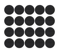 PATIKIL Tampon de Brûleur D'Encens de 3 "De Diamètre, 20 Pièces Porte-Encens en Bobine en Aluminium Noir, Collecteur de Cendres, Tapis Ignifuge pour Salle de Yoga, Spa, Maison, Bureau