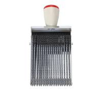 PATIKIL Tampon Encreur À 18 Chiffres, Personnalisable 3.5mm 26 Lettres Chiffres 0-9 Symboles Roulant DIY Papeterie Scrapbooking, Gris