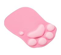 PATIKIL Tapis De Souris en Gel avec Repose-Poignet, Tapis De Souris Ergonomique Patte De Chat Confortable Mousse Mémoire Base Anti-Dérapante Douce pour Ordinateur Portable Bureau, Rose