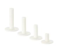 PATIKIL Tee de Golf en Caoutchouc de 1,5" 2,3" 2,6" 3,4", 1 Ensemble de Supports de Balle Stables pour Tapis de Frappe Extérieur/Intérieur, Blanc