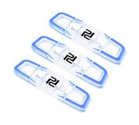 PATIKIL Tennis Raquette Vibration Amortisseur, 3 Paquet Souple Silicone Raquette Choc Absorbeur Corde Amortissement, Clair Bleu