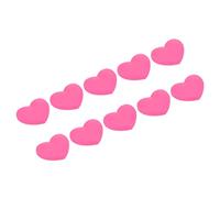 PATIKIL Tennis Vibration Amortisseur, 10 Paquet Forme Coeur Silicone Absorbeur Chocs Raquette Corde Amortissement pour Tennis Racquet, Rose