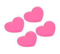 PATIKIL Tennis Vibration Amortisseur, 4 Paquet Forme Coeur Silicone Absorbeur Chocs Raquette Corde Amortissement pour Tennis Racquet, Rose