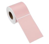 PATIKIL Thermiques Colorées 127x76mm, 300 Pcs Autocollantes Rectangulaires En Papier Adhésif Pour Imprimante Thermique Directe Pour Adresse D'Expédition Nom De Courrier, Rose