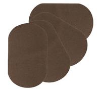 PATIKIL Thermocollant Correctifs 4pcs 7x4 pouce Coude Genou Foncé Marron | Velours Correctifs Réparation Correctifs Trousse pour Vêtements Pantalons Chemises Vestes Raccommodage