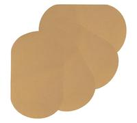 PATIKIL Thermocollant Correctifs, 4pcs 7x4 pouce Coude Genou Velours Correctifs Réparation Correctifs Trousse pour Vêtements Pantalons Chemises Vestes Raccommodage, Abricot