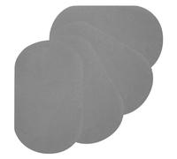 PATIKIL Thermocollant Correctifs, 4pcs 7x4 pouce Coude Genou Velours Correctifs Réparation Correctifs Trousse pour Vêtements Pantalons Chemises Vestes Raccommodage et Décoration, Gris