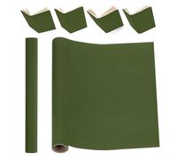 PATIKIL Tissu de reliure de livre en lin de 40"x16", Couverture de en de réparation de pour d'art de Couture bricolage, Vert