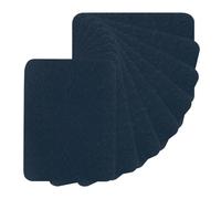 PATIKIL Tissu Repassage Correctifs, 15pcs 5x4 pouce Intérieur & Extérieur Fort Colle 100% Coton Réparation Correctifs Trousse pour Vêtements Pantalon Raccommodage, Marine Bleu