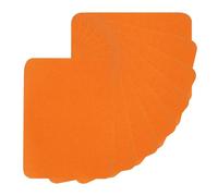 PATIKIL Tissu Repassage Correctifs, 8pcs 5x4 pouce Intérieur & Extérieur Fort Colle 100% Coton Réparation Correctifs Trousse pour Vêtements Pantalon Raccommodage, Orange-jaune
