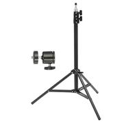 PATIKIL Trépied de photographie réglable de 1,6 m pour photographie, trépied robuste et portable pour éclairage annulaire, enregistrement vidéo, appareil photo de studio, stroboscope