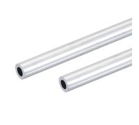 PATIKIL Tube En Aluminium 6063, 2 Pcs 10mm Diamètre Extérieur 2mm Épaisseur 300mm Longueur Tube Rond En Aluminium Sans Soudure Tuyau Métallique Droit pour DIY Artisanat Modèle Industriel
