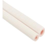 PATIKIL Tube en Mousse D'Isolation de Tuyau, Tube en Mousse Isolante de Préservation de Chaleur pour Tuyauterie en Cuivre de 1/4", 1/2" O.D. Mini Split Water Pipes, 3.28Ft(1M), Blanc/Rose