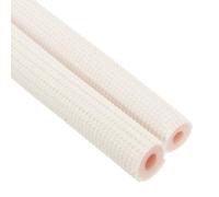 PATIKIL Tube en Mousse D'Isolation de Tuyau, Tube en Mousse Isolante de Préservation de Chaleur pour Tuyauterie en Cuivre de Mini Split de 1/4", 3/8" O.D., 9,84 Pi, Blanc/Rose