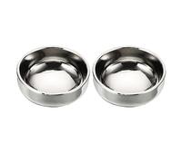 PATIKIL Tuyau Fin Bouchon,2pcs 304 Inox Acier Tube Fin Rond Raccord Bouchon 41mm(1.61") ID Poli Couvercle Argent pour Plomberie HVAC Alimentation Alcool Industries Métal Eau Gaz Soudage