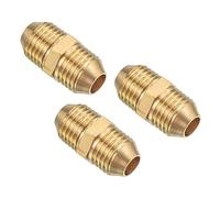 PATIKIL Tuyau Raccord, 2 Paquet M14 vers M14 Mâle Filetage Hex Extension Connecteur Adaptateur 1.1 pouce pour Jardin Eau Tuyaux, Or
