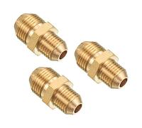 PATIKIL Tuyau Raccord, M18 vers M14 Mâle Filetage Hex Extension Connecteur Adaptateur 1.34 pouce pour Jardin Eau Tuyaux, Or