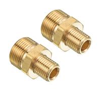 PATIKIL Tuyau Raccord, M22 vers M14 Mâle Filetage Hex Extension Connecteur Adaptateur 1.26 pouce pour Jardin Eau Tuyau, Or