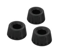 PATIKIL Universel 15mm Id Caoutchouc Trépied Pieds, 3 Paquets Antidérapant Trépied Remplacement Pièces pour Appareil Photo Trépieds Monopode, Noir