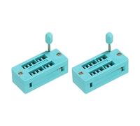 PATIKIL Universel IC Essai ZIF Prise 14 Broche 2.54mm Pas pour Microcontrôleur, puces, Panneau d'Interconnexion, Programme IC's, 2 Paquet