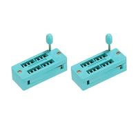 PATIKIL Universel IC Essai ZIF Prise 16 Broche 2.54mm Pas pour Microcontrôleur, puces, Panneau d'Interconnexion, Programme IC's, 2 Paquet