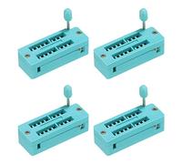 PATIKIL Universel IC Essai ZIF Prise 18 Broche 2.54mm Pas pour Microcontrôleur, puces, Panneau d'Interconnexion, Programme IC's, 4 Paquet
