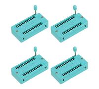 PATIKIL Universel IC Essai ZIF Prise 24 Broche 2.54mm Pas pour Microcontrôleur, puces, Panneau d'Interconnexion, Programme IC's, 4 Paquet
