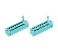 PATIKIL Universel IC Essai ZIF Prise 28 Broche 2.54mm Pas Étroite pour Microcontrôleur, puces, Panneau d'Interconnexion, Programme IC's, 2 Paquet