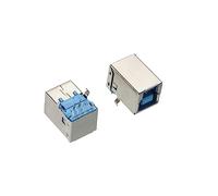 PATIKIL USB Connecteur 3.0 Type B 9Broche Femelle 90 Degré Jack Soudure USB Réparation Rechange Adaptateur pour Circuit Plaques PCB Plaque Dispositifs Numériques Paquet de 2