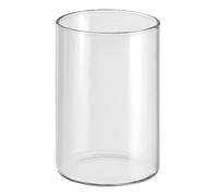 PATIKIL Vase Cylindrique Transparent en Verre Borosilicate de 250 mL, 10 x 6,5 cm / 3,9 x 2,6 pouces, pour Fleurs, Plantes, Bougies, Mariages et Fêtes
