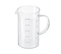 PATIKIL Verre Doseur de 500 ml, Gradué en Verre Borosilicate 3.3 avec Échelle Imprimée Blanche Pour Mesurer Les Liquides, avec Bec Verseur en Forme de V Pour la Cuisine