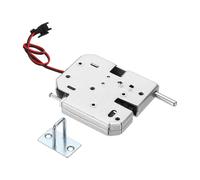 PATIKIL Verrou électronique à ressort pour armoire solénoïde CC 12 V 2 A, (73 x 66 x 13 mm, argent), serrure de contrôle électrique pour tiroirs de stockage/distributeurs automatiques/boîtes aux