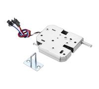 PATIKIL Verrou électronique à ressort pour armoire solénoïde CC 12 V 2 A, (73 x 66 x 13 mm, argent), serrure de contrôle électrique pour tiroirs de stockage/distributeurs automatiques/boîtes aux