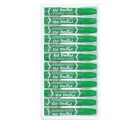 PATIKIL Vert Pastels à l'Huile Crayons Doux Bâton de Pastels 12Pcs | Vibrants et Crémeux Fournitures d'Art pour Peinture, Dessin, Mélange de Graffitis pour Artistes Débutants