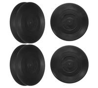 PATIKIL Vinyle Records, 5 Pouce 6 Paquet CD Faux Vinyle Records pour Paroi Esthétique Décoration, Décoratif Records pour Rouleau Musique Chambre Rock Fête Bricolage Décoration, Noir