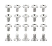PATIKIL Vis à Tête Bombée 10#-24x3/8", 20Pcs Vis à Bois Tête Cruciforme Unc Fixation Acier Inoxydable 304 pour Appareils Électroménagers, Meubles et Pales de Ventilateur de Plafond