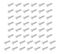 PATIKIL Vis À Tête Bouton À Six Pans Creux, 50 PCS #4-40 UNC x 3/8 Pouce Acier Inoxydable 304 Entraînement Hexagonal Filetage Complet Boulons Machine Pour Meubles Pompe À Eau, Argent