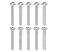 PATIKIL Vis à tête cylindrique creuse 5/16-18x2", 10 pièces en acier inoxydable 304 18-8 Boulons à tête cylindrique creuse Allen Hex Drive Full Thread Fine Thread UNC