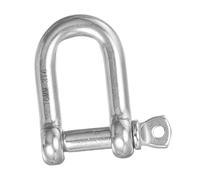 PATIKIL Vis Goupille Manille M10 3/8" 1411lbs, 316 INOX Acier D Anneau Manille pour Chaînes Fil Corde Extérieur, Argent