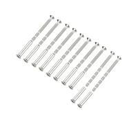 PATIKIL Vis Pour Poignée De Porte M4x70, 10 Ensembles Vis À Rupture Pour Poignée De Tiroir Avec Manchon M4x25 Et Boulon À Tête Fraisée Pour Bouton De Levier De Porte