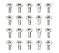 PATIKIL Vis Tête Cylindrique Six Pans Creux M2 x 6 Mm, Lot 100 Vis Acier Inoxydable 304 18-8, Boulons Fraisés Plats Six Pans Creux, Fixations Entraînement Hexagonal Qualité 6.8