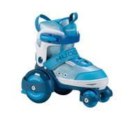 Patin à roulettes - HUDORA - My First Quad - Couleur cyan - Taille 26 - 29 - Pour enfants