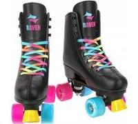 Patin a roulettes Iris taille modulable RAVEN Adulte Enfant Mixte 39 au 42 Noir Noir G