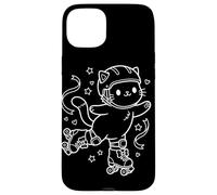 Patin à roulettes Kawaii Cat Sport en Salle Coque pour iPhone 15 Plus