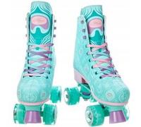 Patin à roulettes Pavoni taille modulable Adulte Enfant Mixte 39 au 42 Turquoise